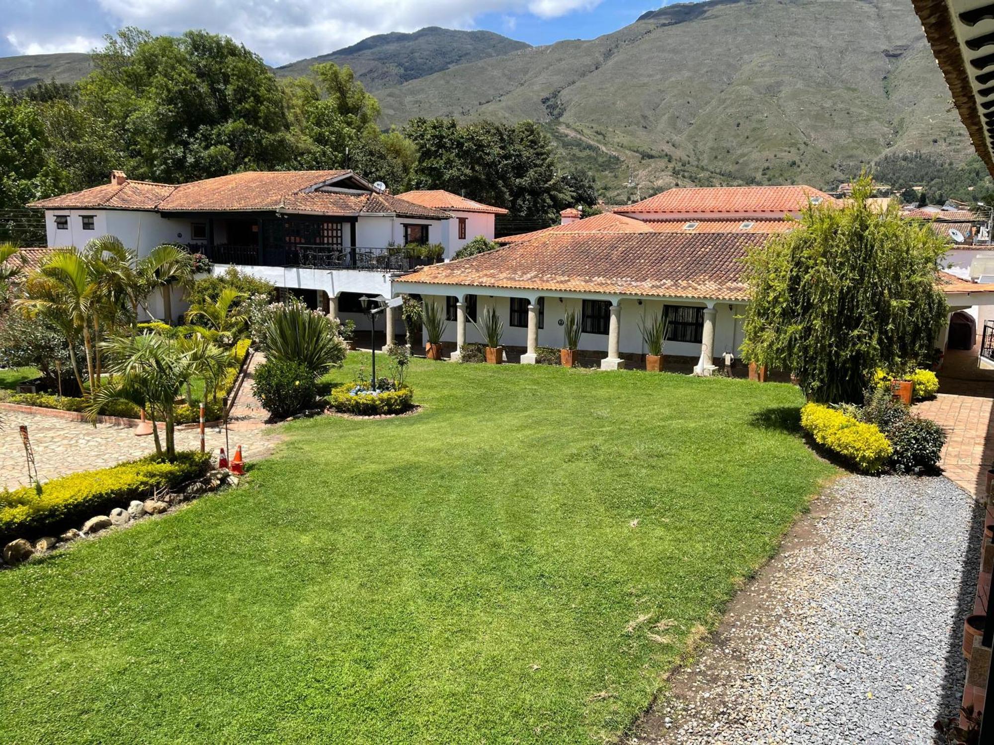 Hotel Andres Venero Villa de Leyva Bagian luar foto